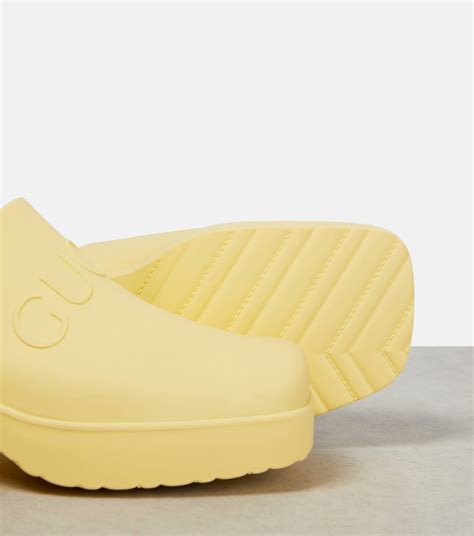 gucci sabot jaune|Gucci boots for women.